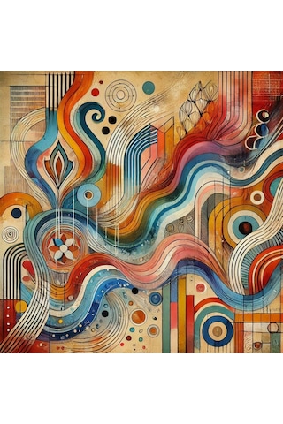 İskandinav Soyut Tablo Set Çerçevesiz 50x50cm Pvc Tablo 4'lü Set 022 Her Bir Tablo 50x50cm Büyüklüğündedir.