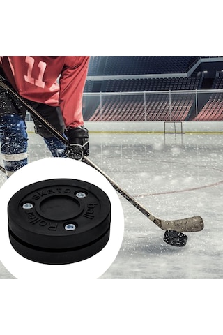 Homyl Roller Hokey Diski Uygulama Hediyesi Oyun Eğitimi Siyah Siyah