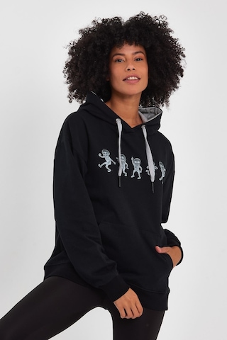 Alexander Gardi Alexandergardı Baskılı Kapüşonlu Comfort Fit Sweatshırt E22-757a-02 001