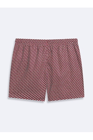 Ltb Desenli Regular Kırmızı Deniz Şort 012254602825018 14483 Kırmızı