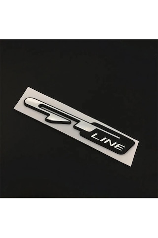 Peugeot Gt Line 3d Metal Arma 3m Yapışkanlı Logo Araç Ön Arka Yan Kapı Amblem Aksesuar