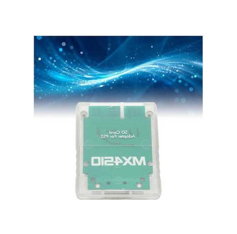 Fortunelane Ps2 Fat Konsolu İçin Mx4sıo Tf Kart Okuyucu Adaptörü - Mavi Renk, Abs Malzeme, Hafıza Genişletme Tf Kartı Dahil Değil