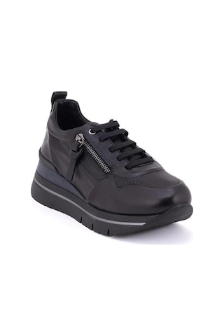Mammamia D24ya-3695 Kadın Deri Spor Ayakkabı D24YA-3695-R7307 Siyah