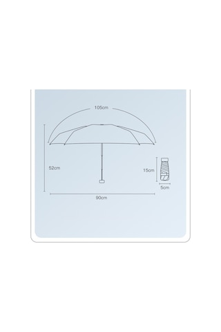 Yystore Kadın Altı Kemikli Ultra Hafif Mini Güneş Şemsiyesi Degrade Renk Cls6496 Yeşil