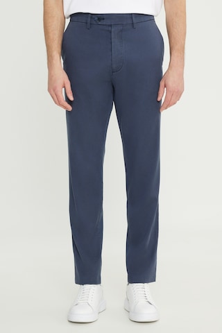 AC&Co / Altınyıldız Classics Erkek Indıgo-grı Pamuklu Slim Fit Dar Kesim Yan Cep Esnek Casual Pantolon Indıgo-grı İndigo