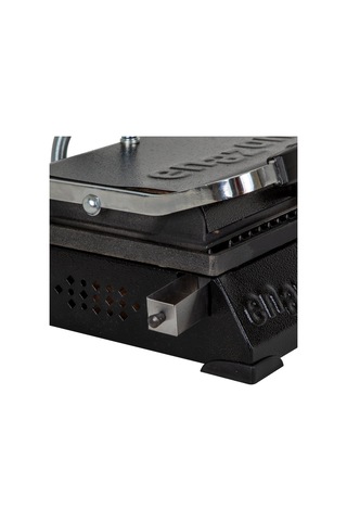 8 Dilim Elektrikli Saf Demir Döküm Tost Makinesi Döküm 30x23 - Siyah Endüstriyel Kalitesinde