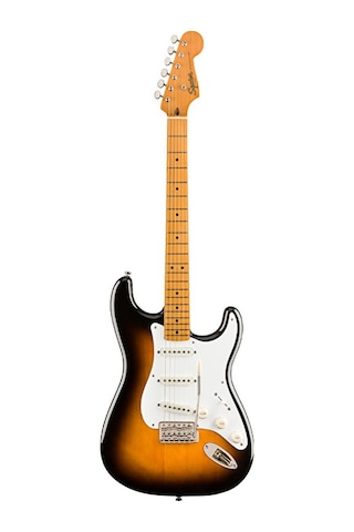 Squier 0374005500 Classic Vibe '50s Stratocaster Elektro Gitar 2-color Sunburst 50'ler Tarzı Akçaağaç Klavye Ve Alnico Manyetikler
