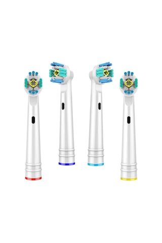 Kyver 3D White Oral-B Uyumlu Diş Fırçası Yedek Başlığı 2 x 4'lü