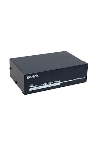 Powermaster S-link Sl-2504 4 Port 250 Mhz Monitör Çoklayıcı Vga Splitter Dağıtıcı