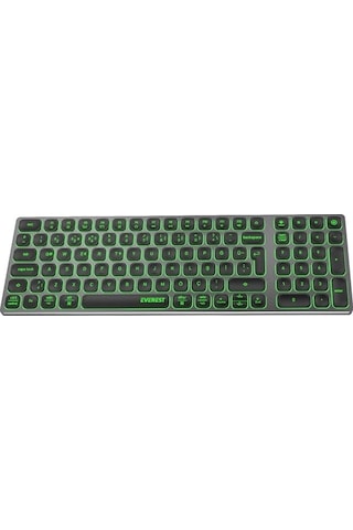 Everest KB-BT98 Bluetooth Ultra İnce+Şarjlı Q Kablosuz klavye