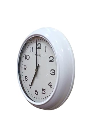 Regal 4290 Ww Özel Seri Metal Kasa Akar Sessiz Saniyeli Duvar Saati Çok Renkli