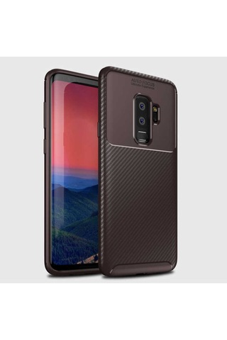 Samsung Galaxy Uyumlu S9 Plus Kilif Karbon Silikon Case 389460202