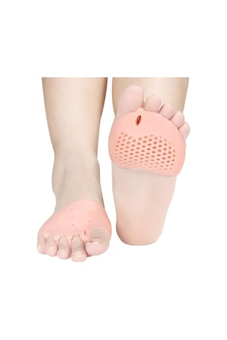 Ayak Gömlek Silikon Nasır Koruyucu 5 Parmak Ayırıcı Makaralı