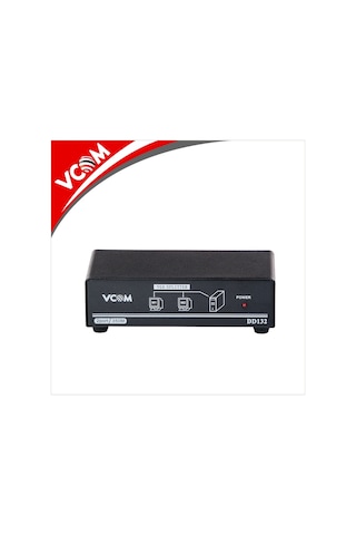 Vcom DD132 1-2 Port 350 MHz Metal VGA Splitter