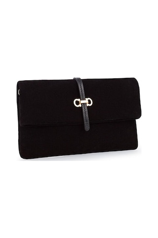 Bilik Deri Exclusive Siyah Kadın Portföy & Clutch Çanta Blm P-02-sü Siyah