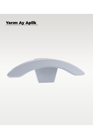 Beyaz Led Yarım Ay Aplik 3200k Sarı Işık Beyaz