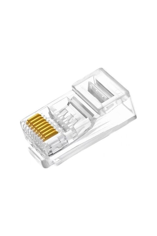 Hqspeed Yeni Nesil Ez Plug Rj45 Konnektör 100 Adet