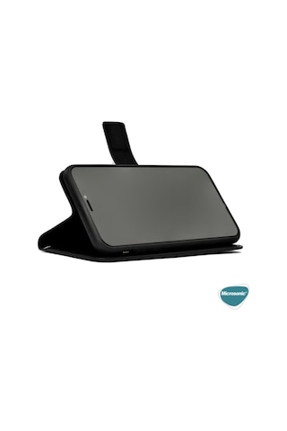 Samsung Galaxy Uyumlu S10e Kılıf Delux Leather Wallet Siyah R97031:siyah