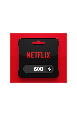 Netflix 600 Tl Hediye Kartı Gift Card - Türkiye