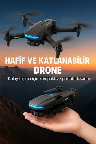 Wifi - 376 - Fpv Canlı Görüntü Aktarımlı - Spt-gld - Katlanabilir Drone