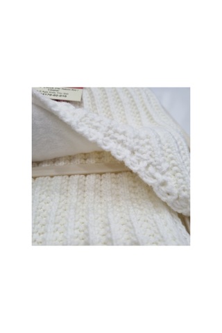 Uğur Bebe Originial Kitti Çocuk Atkı & Içi Polar Bere & Eldiven 3lü Set 4-8yaş Krem Krem