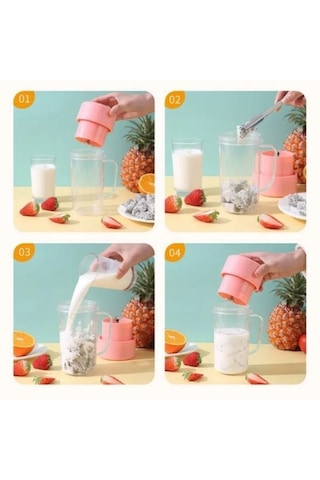 Büro Ev Ofis Mutfağı İçin Taşınır Pipetli Bardak Model Karıştırıcı Blender Diğer