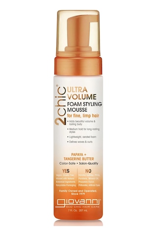 Giovanni 2chic Ultra Volume Hacimlendirici Ve Şekillendirici Saç Köpüğü 207ml