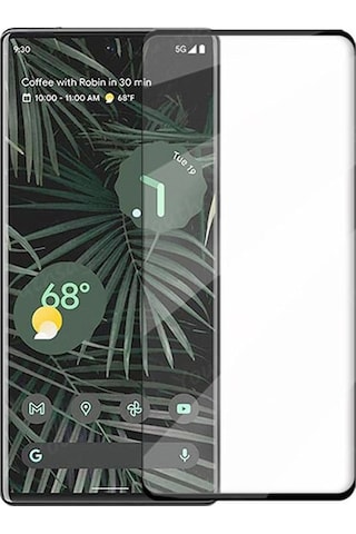 Microcase Google Pixel 6 Pro 3D Curved Tam Kaplayan Kavisli Tempe