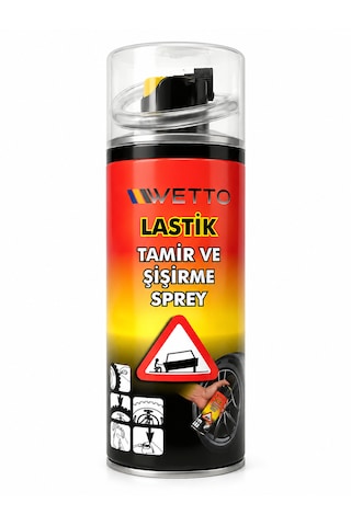 Wetto Lastik Tamir Ve Şişirme Spreyi 1 Adet