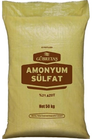 Gübretaş Amonyüm Sülfat %21 Azot Kükürt Şeker Çim Gübresi 50 KG