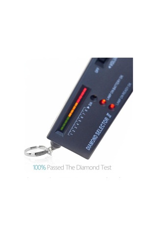 Sarı Bagueringen 2.0ct Yuvarlak 18k Beyaz Altın Kaplama 100% 925 Gümüş Mozanit Yüzük Pırlanta Testi Geçti Takı Kadın Kız Hediye