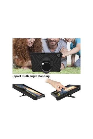 Yunboo Lenovo M10 Fhd İçin Örümcek Ağı Desenli Taşınabilir Tablet Kılıfı - Askılı Ve Ayaklı Kılıf Kılıf