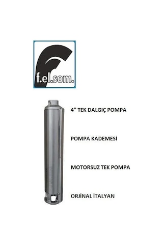 Felsom Fp4 E020 16 Kademe 2 Hp - 4'' İtalyan Dalgıç Pompa