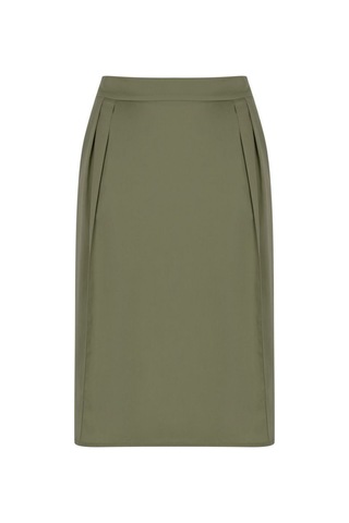 Kadın Lüks Kalem Etek Frn4000 Haki
