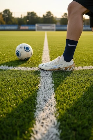Enoch Bej Çok Dişli Aerodinamik Profesyonel Futbol Ayakkabısı Bej