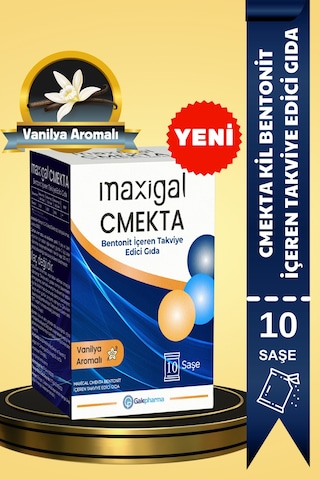 Maxigal Cmekta Bentonit İçeren Takviye Edici Gıda 10 Saşe