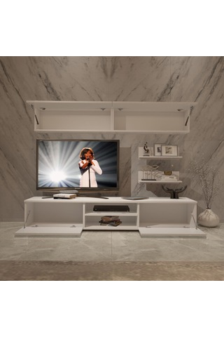 Decoraktiv Eko 5 Mdf Dvd Tv Ünitesi Tv Sehpası Beyaz