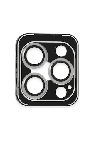 Joko Apple iPhone Uyumlu 16 Pro Max Pvd Metal Kamera Lens - Gümüş Çr
