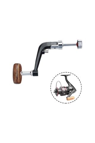 Springsun Katlanabilir Ahşap Tutamaklı Balık Oltası Sapı - Kaymaz, Metal Ve Plastik Konstrüksiyonlu