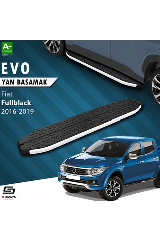 S-dizayn Fiat Fullback Evo Aluminyum Yan Basamak 193 Cm 2016 Üzeri