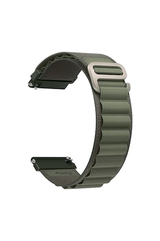Samsung Uyumlu Galaxy Watch 6 4 5 7 Fe 40 42 44 46mm Alpine Loop Kumaş Kancalı Kordon