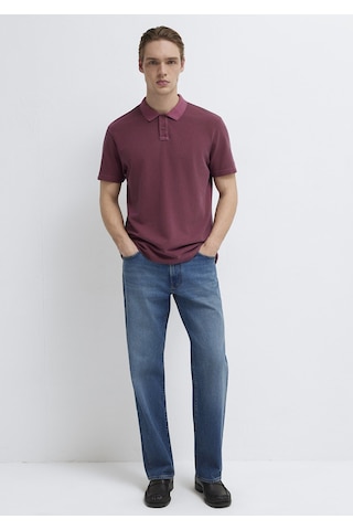 Mavi - Bordo Polo Tişört 0613311-70426