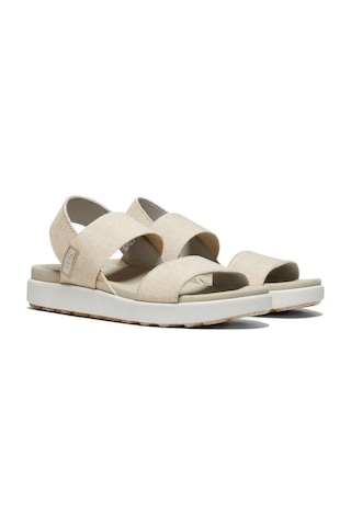 Keen Elle Backstrap Kadın Sandalet - Bej