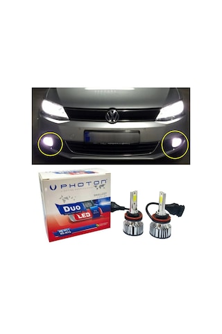 Vw Jetta Mk6 Led Xenon Sis Farı Ampulü Hb4 Duo Yeni Seri Beyaz 2010-2018