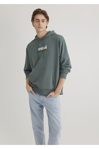 Mavi - Yeşil Sweatshirt 0s10210-71577 Yeşil