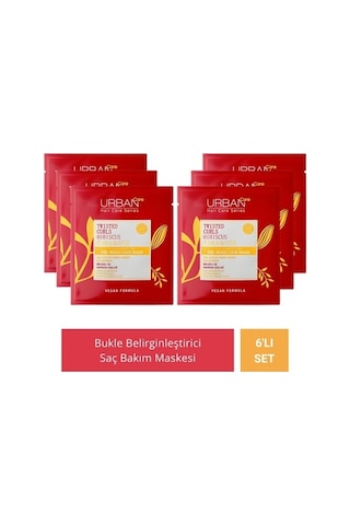 Urban Care Twisted Curls Hibiscus Shea Butter Saç Bakım Maskesi PKT.URBANCARE.053