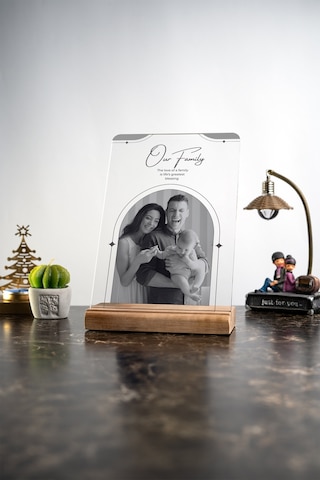 Aile Fotoğrafı Anneler Günü Kişiselleştirilebilir Sevgiliye Masa Dekouru