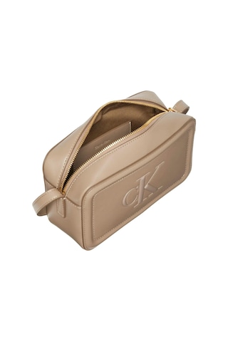 Calvin Klein Bold Ck Camera Bag Kadın Kahverengi Omuz Çanta-12242 Kahverengi