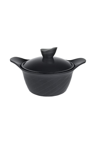 Primanova Anthony Alüminyum Döküm Seramik Kaplama 20 cm Derin Tencere Siyah D-ANT20C