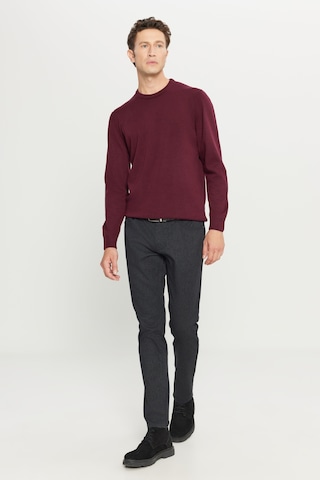 AC&Co / Altınyıldız Classics Altinyildiz Classics Erkek Bordo Standart Fit Normal Kesim Bisiklet Yaka Triko 4A4923100001BRDXXL Bordo